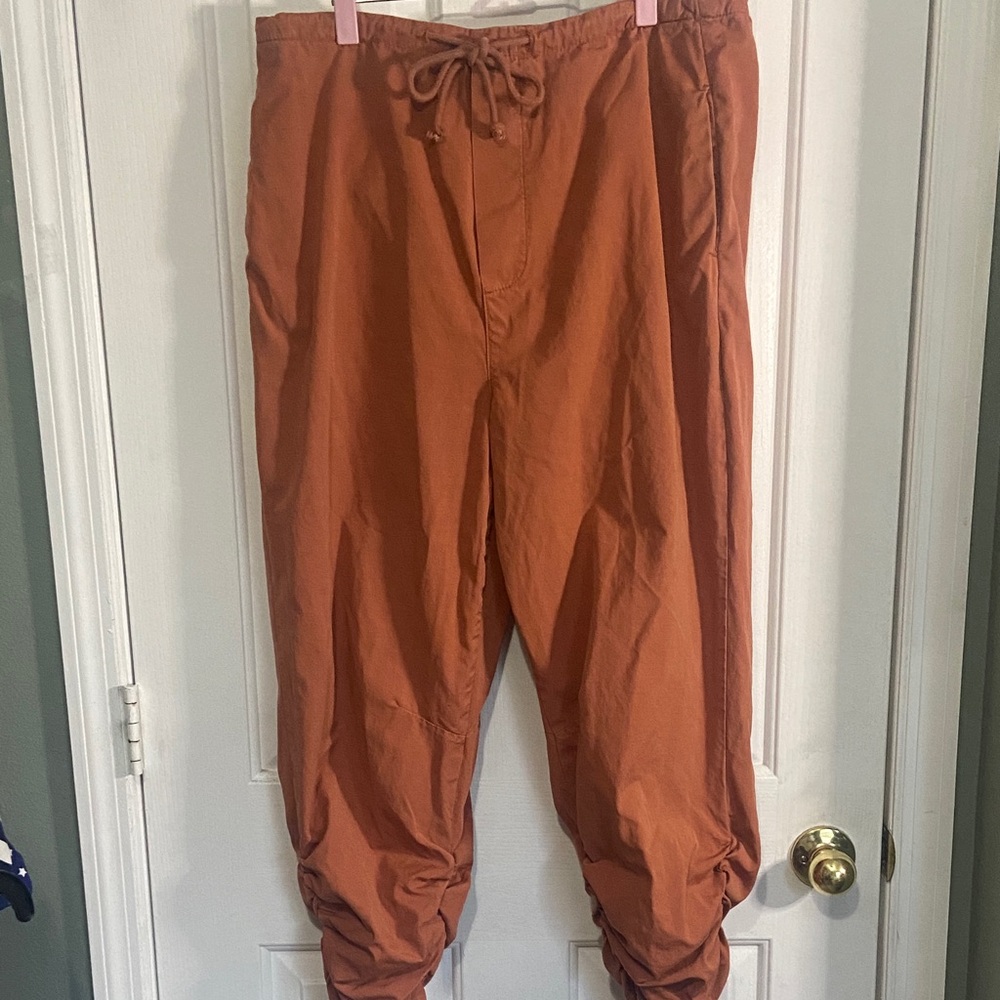 Free People Burnt Orange Joggers